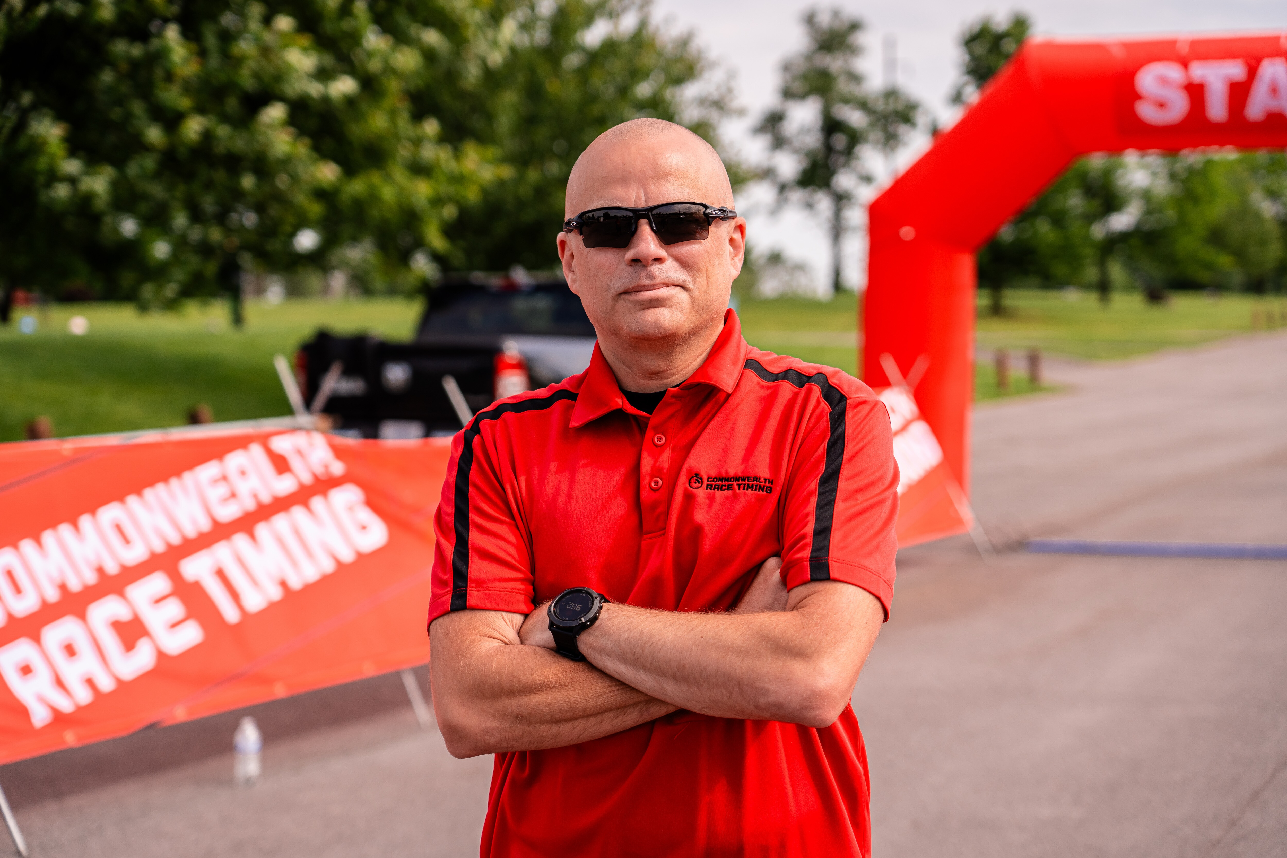 Joshua Cromer, co-owner of Commonwealth Race Timing